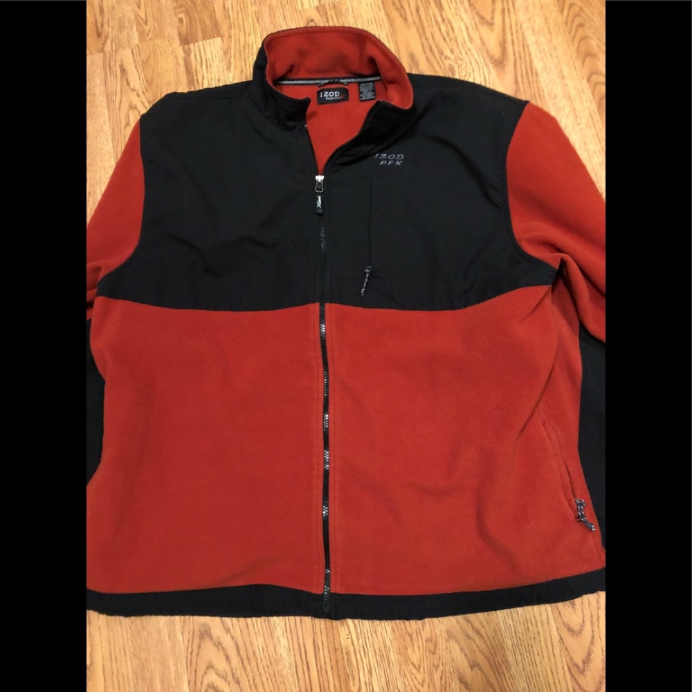 Izod zip up sweatshirt